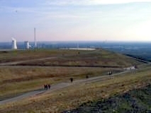 Blick vom Observatorium zur Sonnenuhr