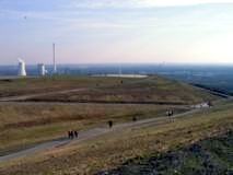 Blick vom Observatorium zur Sonnenuhr